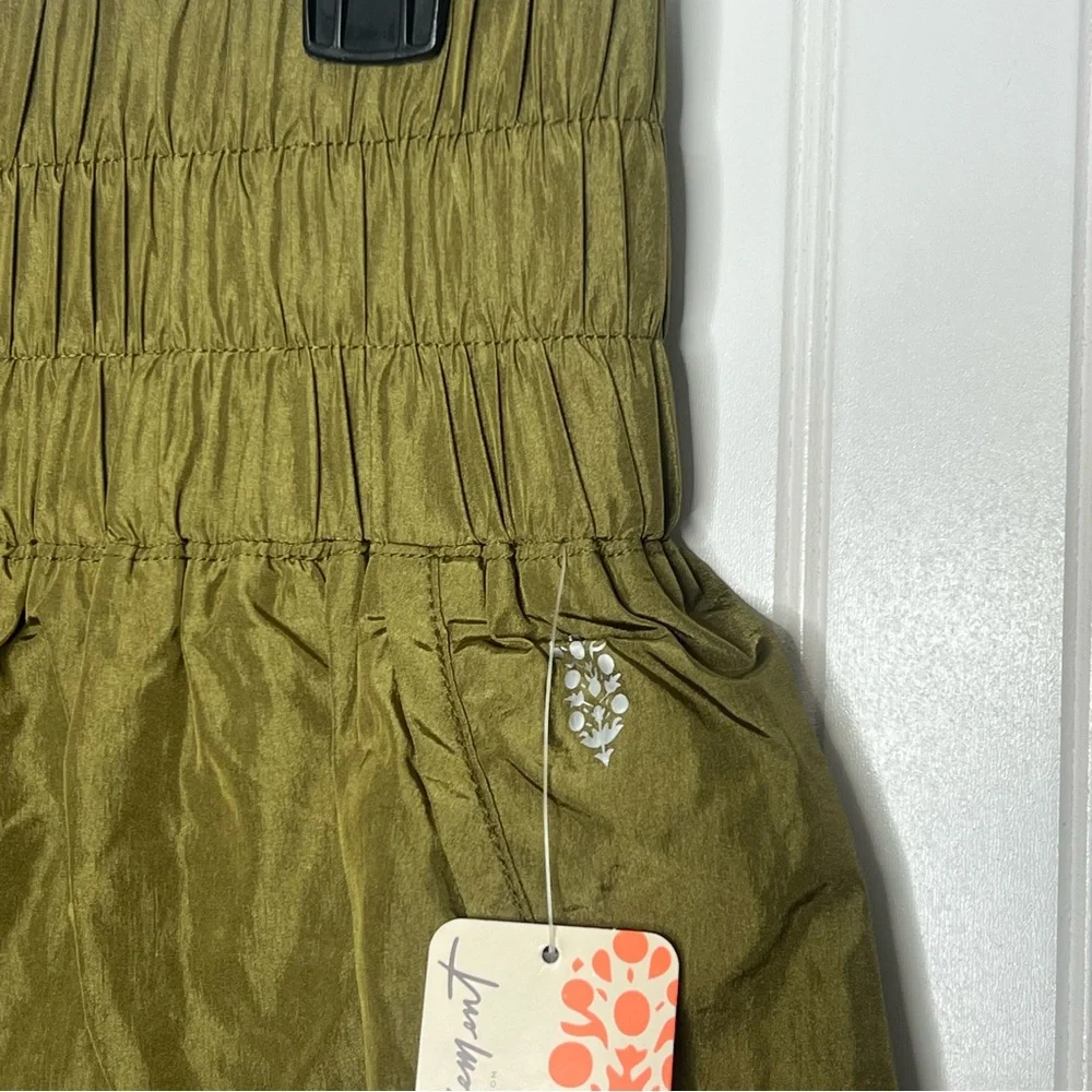 NWT Free People The Way Home Shorts In Army Green Size Large
